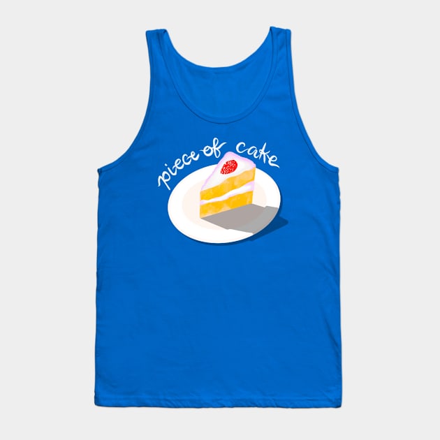 Piece of Cake Tank Top by fartsandhearts
